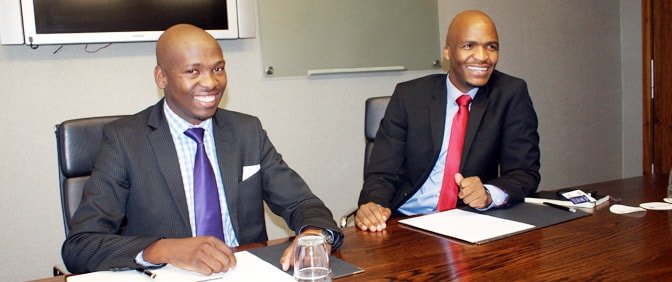 Mr. Goodwill Nhlanhla and Mr. Zweli Dladla of ASANI GROUP in South Africa